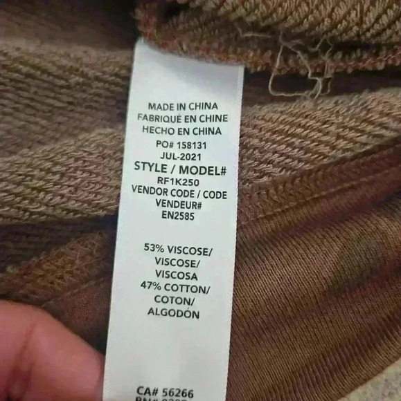 Splendid Womend Brown Leopard Print Corinna Hoodie XS - Picture 13 of 15